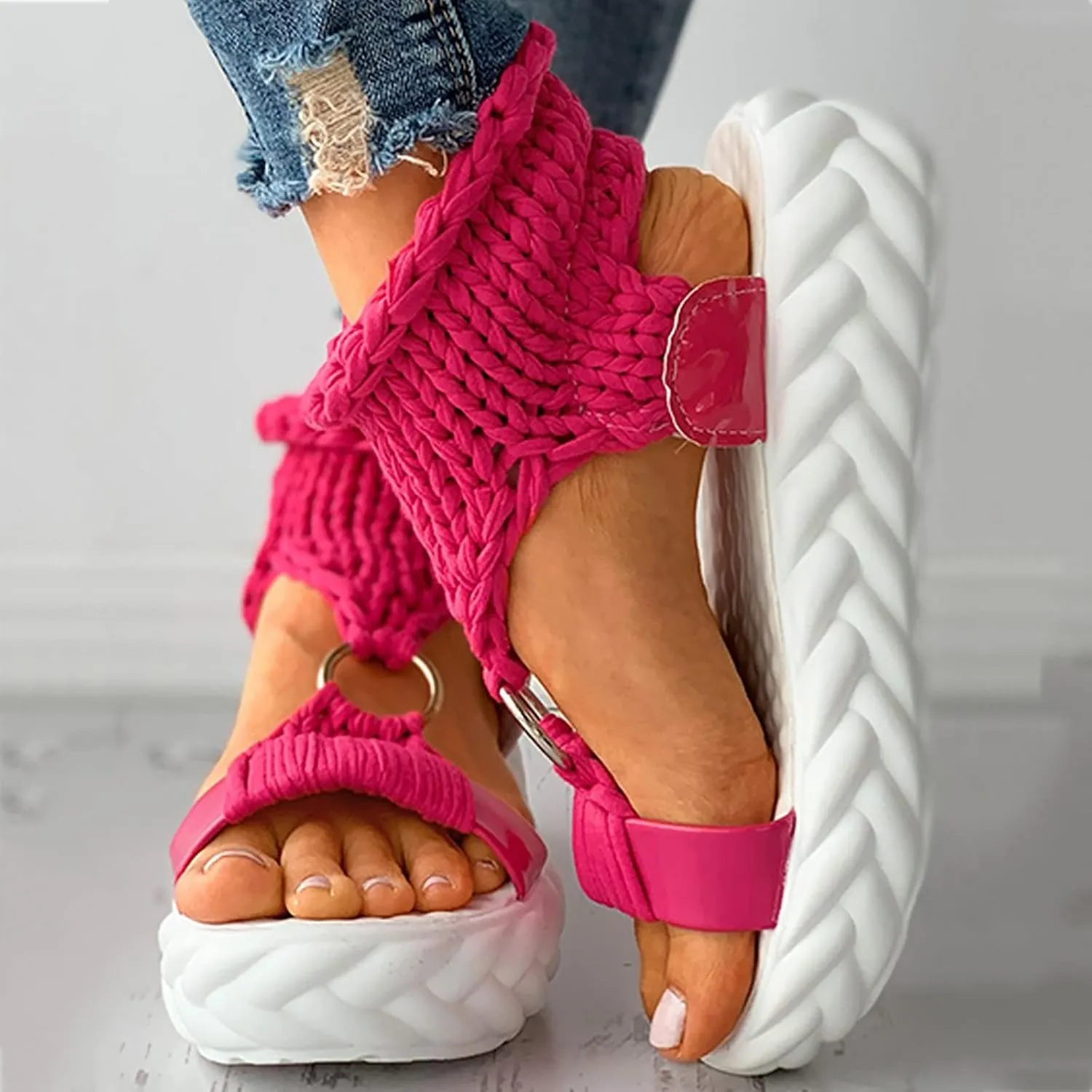 Women's Orthopedic Sandals High Heel Dressy Shoe Fashion Adjustable 2025 Summer Flip Flops Sandals