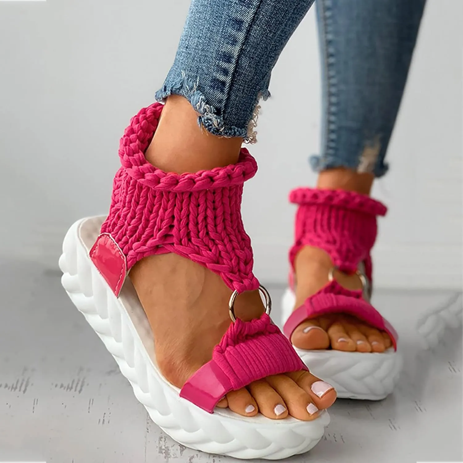 Women's Orthopedic Sandals High Heel Dressy Shoe Fashion Adjustable 2025 Summer Flip Flops Sandals