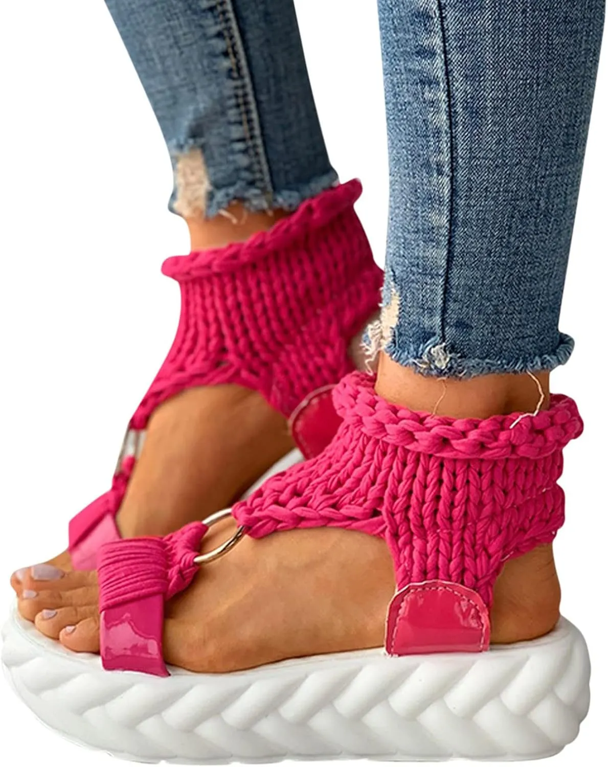Women's Orthopedic Sandals High Heel Dressy Shoe Fashion Adjustable 2025 Summer Flip Flops Sandals