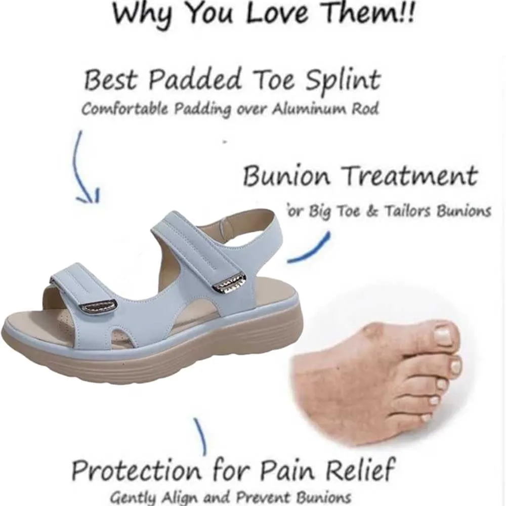 Women's Orthopedic Shoes with Soft, Anti-Slip Soles Sandals,2025 Summer Comfortable Walking and Hiking Sandal Arch Support Wide Fit Dressy Sport Sandals with Back Strap for Women