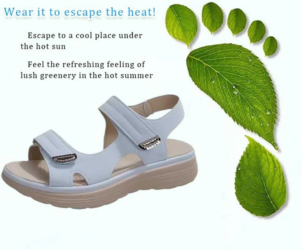 Women's Orthopedic Shoes with Soft, Anti-Slip Soles Sandals,2025 Summer Comfortable Walking and Hiking Sandal Arch Support Wide Fit Dressy Sport Sandals with Back Strap for Women