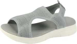 Women's Orthopedic Walking Sandals Dressy Woven Mat Sandals for Women Breathable Comfortable Shoes Arch Support Wide Fit Sport Sandals Athletic Hiking Outdoor Soft Sole Sandals