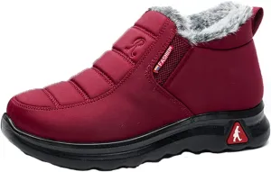 Womens Snow Boots Extra Wide Width Slip on Winter Boots for Women Waterproof Ankle Winter Woman Boots Zapatos De Nieve Para Mujeres Botas De Mujer Para El Frio