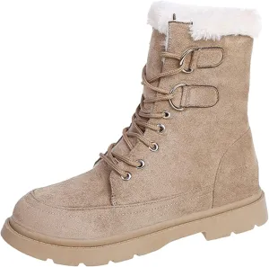 Womens Snow Boots Tall Bota Elegante De Invierno Para Mujer Ankle Winter Boots for Women Furry Boots Winter Boots for Women Waterproof