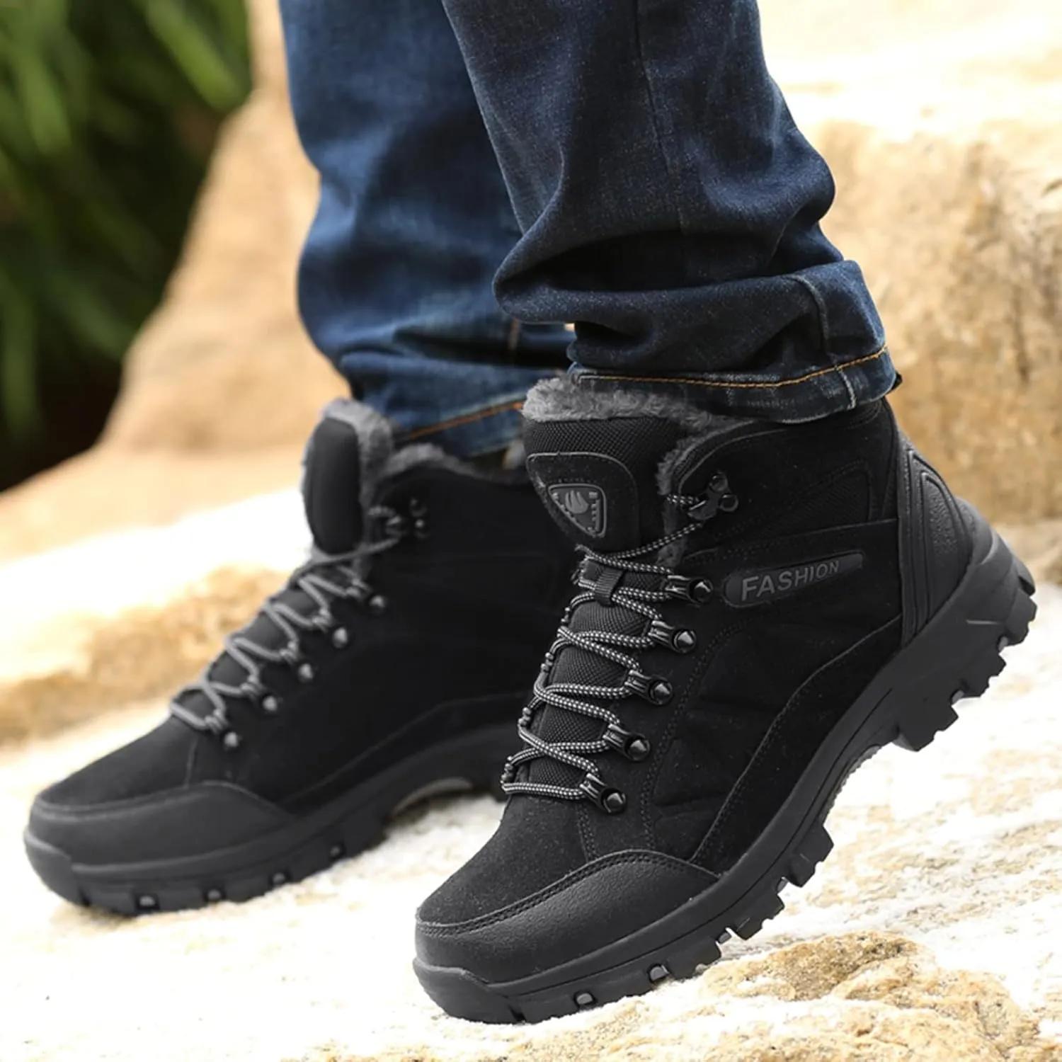 Womens Snow Boots Waterproof Womens Winter Duck Boots Waterproof with Zipper Fur Boots for Women Winter Tall Tall Outdoor Farm Boots for Women Waterproof Winter Boot for Women Wide