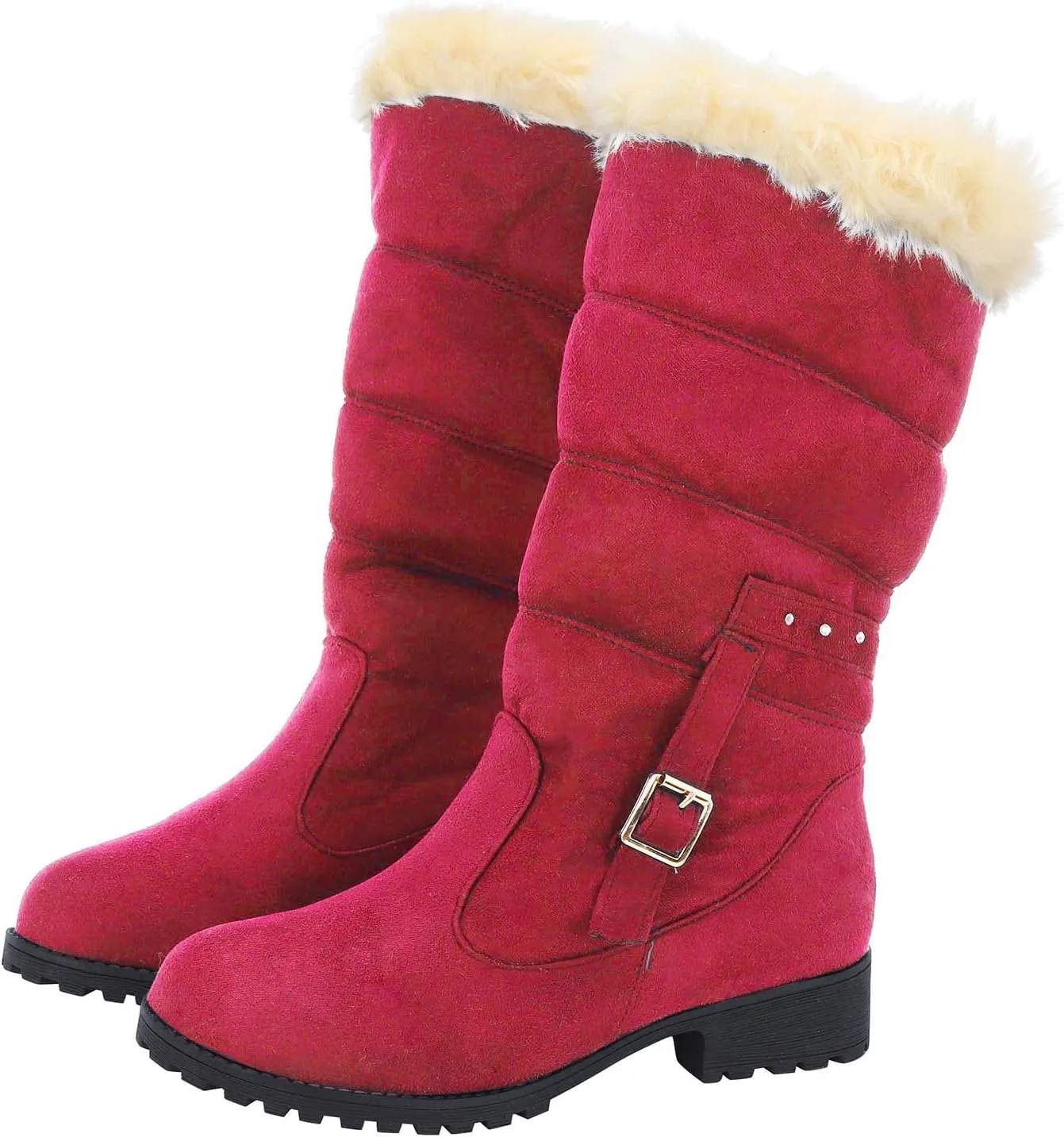 Womens Snow Boots Wide Width Zipper Non Slip Winter Boots for Women Snow Boots for Women Wide Feet Tall Snow Boots for Women Botas Impermeables Para Invierno Mujer