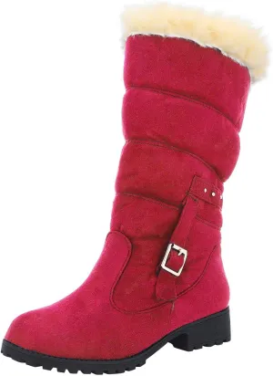 Womens Snow Boots Wide Width Zipper Non Slip Winter Boots for Women Snow Boots for Women Wide Feet Tall Snow Boots for Women Botas Impermeables Para Invierno Mujer