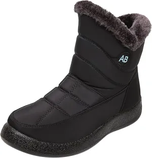 Womens Snow Boots Winter Boots for Women Waterproof Snow Winter Short Boots for Women Outdoor Flat Boots Keep Warm