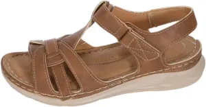 Womens Summer Sandals Casual Bohemia Gladiator Closed Toe Slip On Wedge Shoes Comfort Ankle Strap Platform Sandals