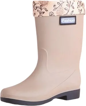 Women's Waterproof Mid Calf Boots for Work And Garden