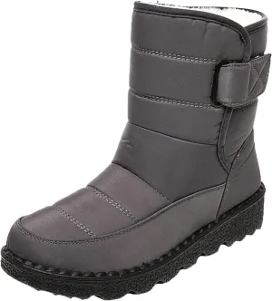 Womens Winter Boots Snow Boots for Women Waterproof Thick Bottom Waterproof Mid Calf Boots for Women Comfy Warm