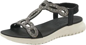 ZSpzx Women Sandals,Summer Vacation Sandals Daily Wear Soft Cushion Ankle Strap Casual Shoe Breathable Comfortable Walking Footwear Indoor Outdoor Slip-On Slides Fashion Boho Non-Slip Sport Sneakers